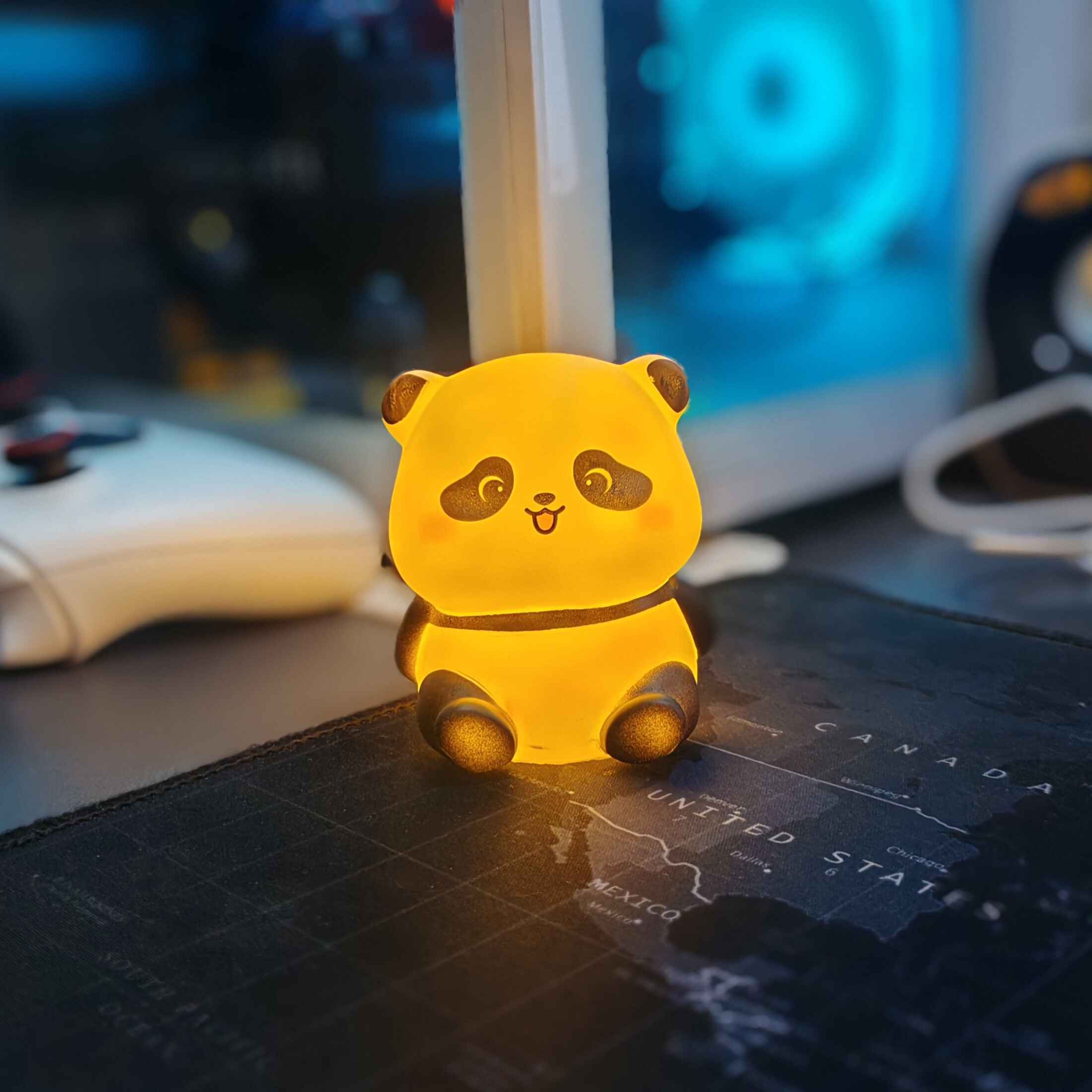 Cute Panda Night Lamp – Soft LED Light for Kids Room & Desk Decor